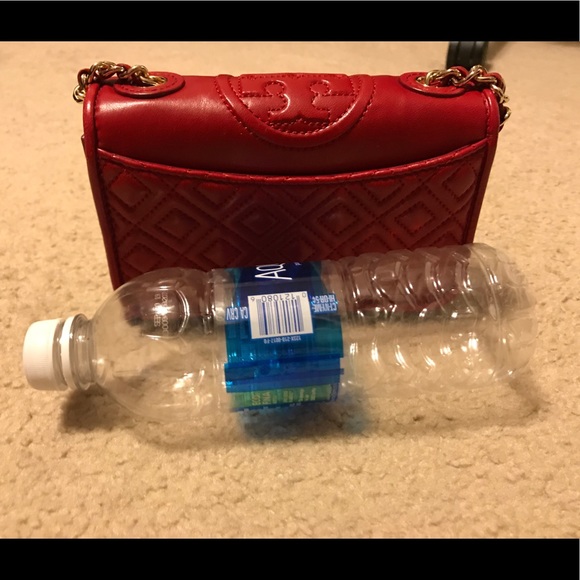 Tory Burch Mini Fleming Flap Kir Royale Purse - Picture 7 of 8